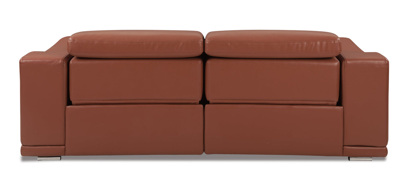 The Verona Camel Power Reclining Sofa