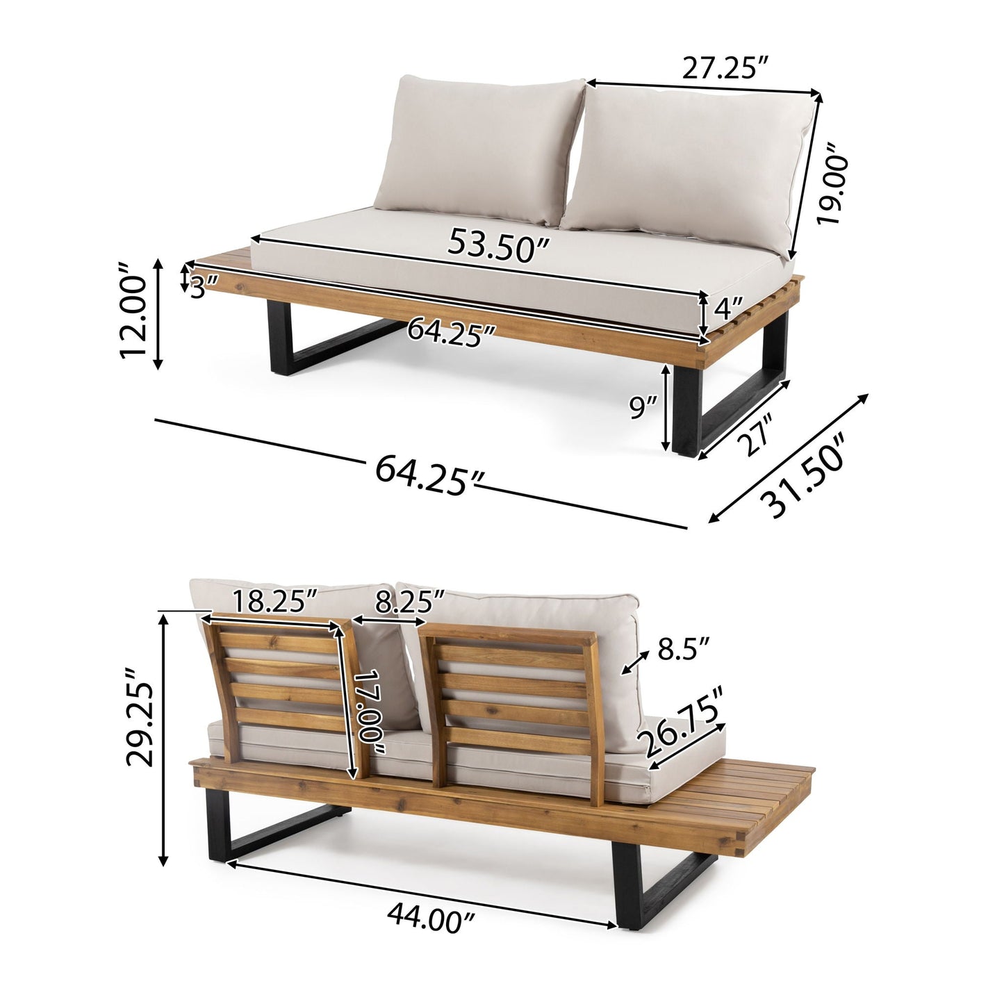 Solara Acacia Outdoor Lounge Collection