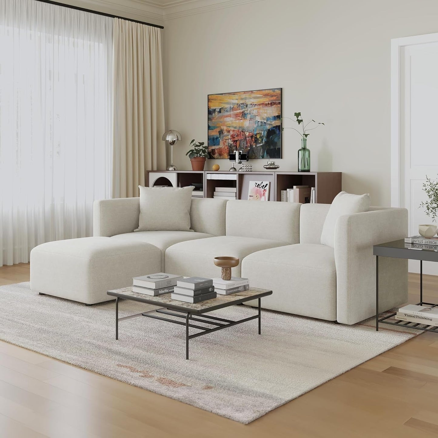The Élantra Modular Lounge Sectional with Chaise