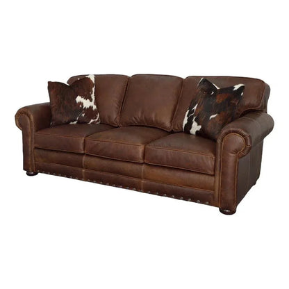 The Brooklyn Noir Leather Sofa