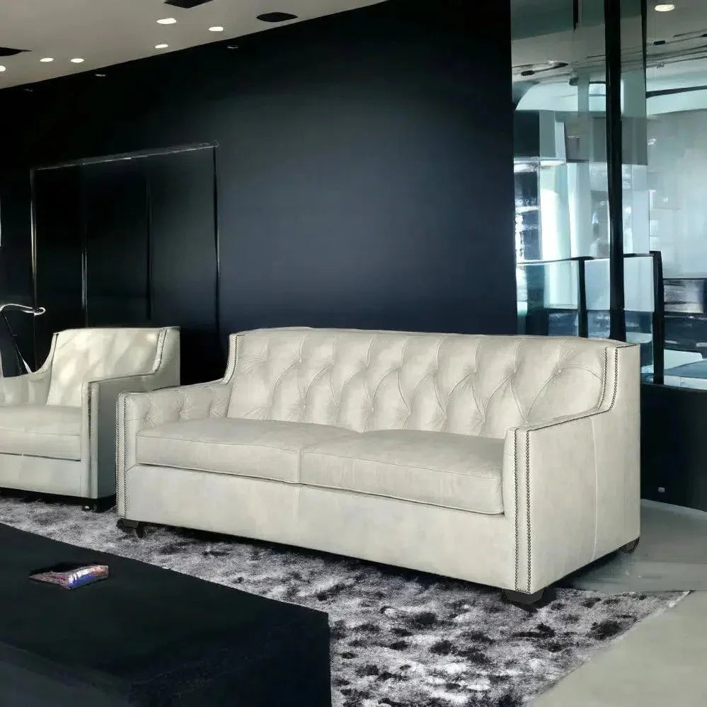 The Valenridge 90” Leather Sofa