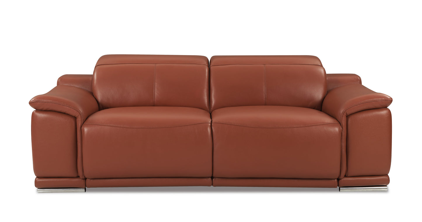 The Verona Camel Power Reclining Sofa