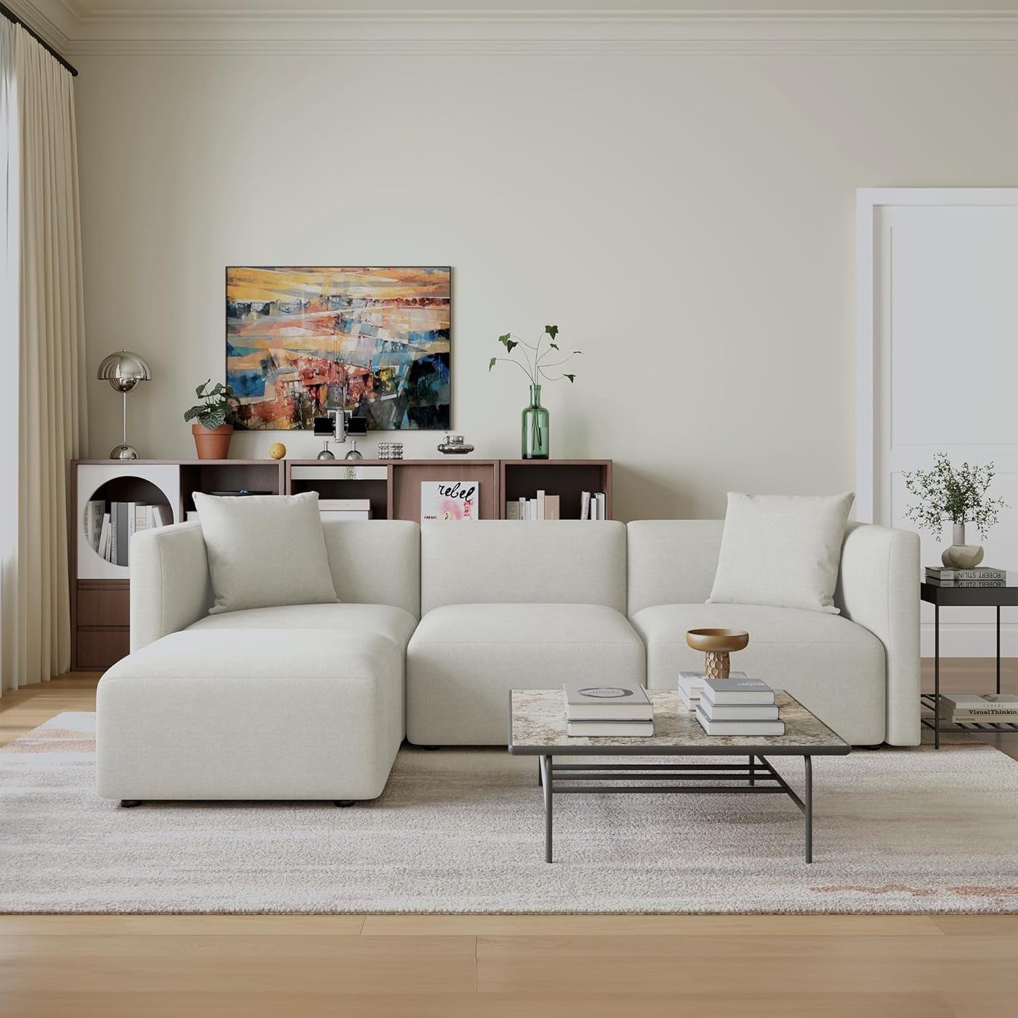 The Élantra Modular Lounge Sectional with Chaise