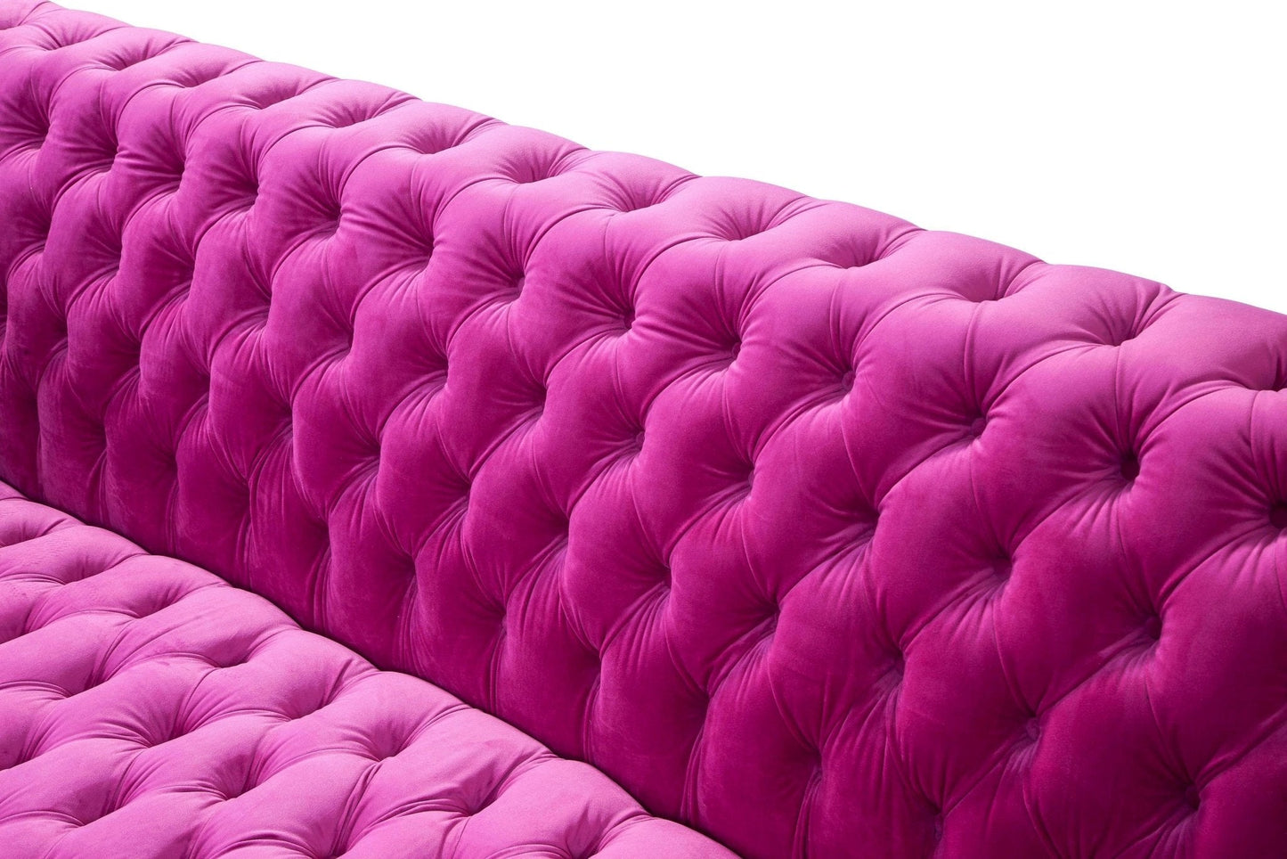 The Rosé Royale Tufted Velvet Sofa