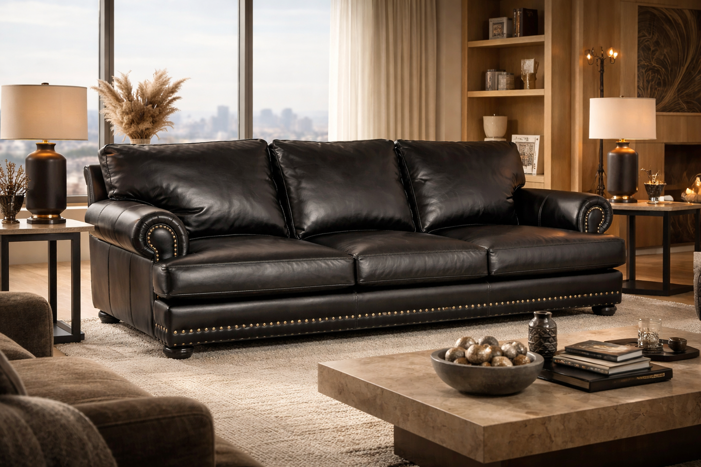 The Valenridge Panorama Leather Sofa