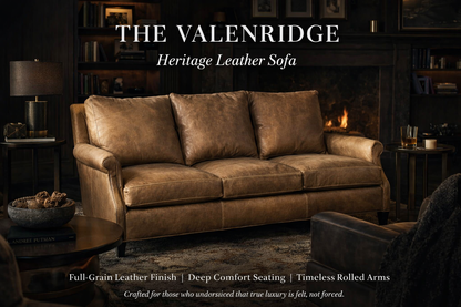 Valenridge Heritage Leather Sofa